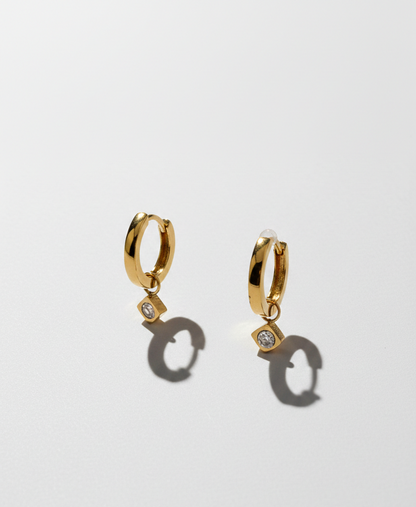 Square Drop Earrings
