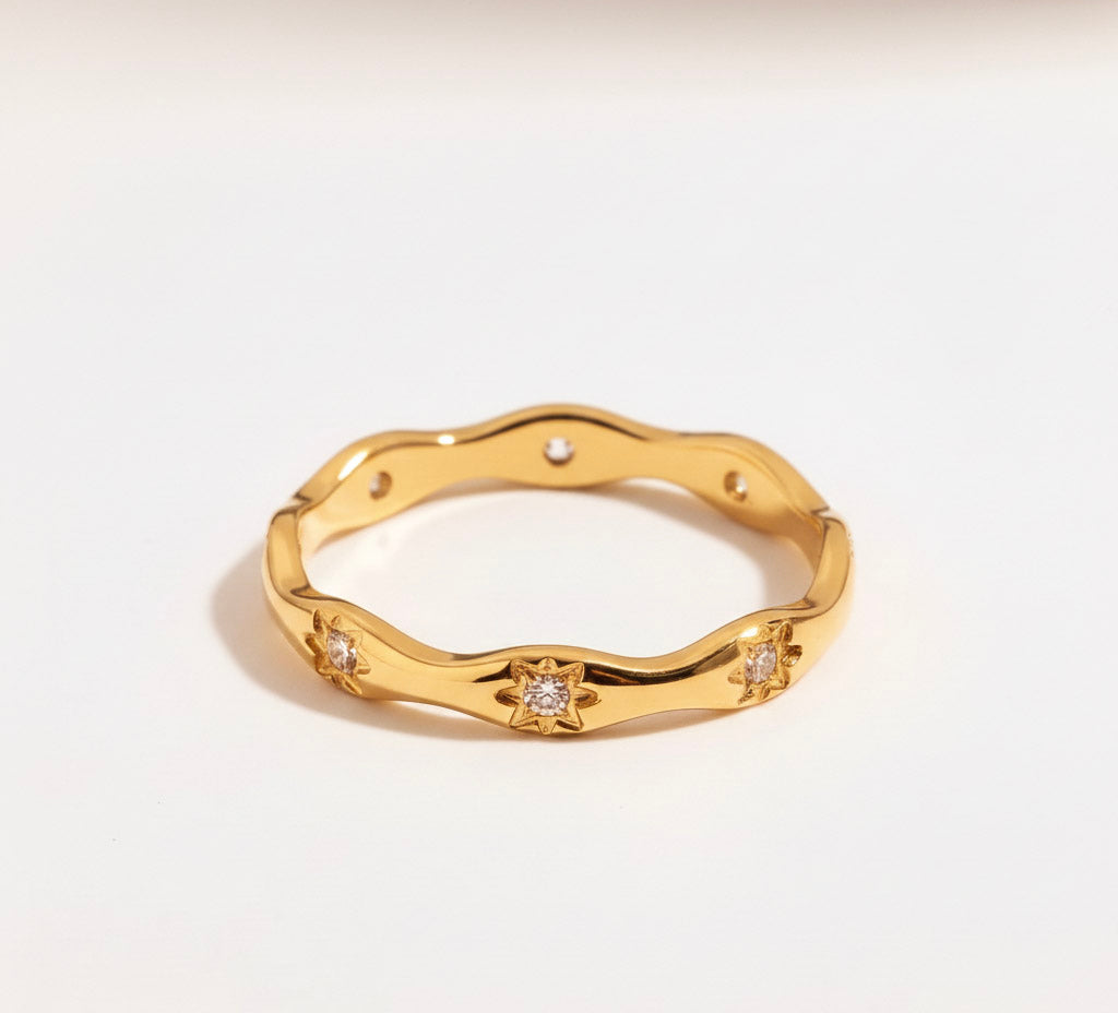 Starlight Wave Ring