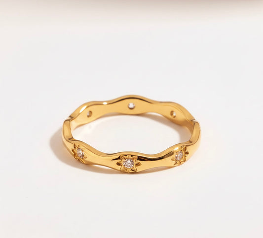 Starlight Wave Ring