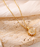 Sun Flower Spinner Necklace