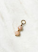 Topaz Double Bead Charm