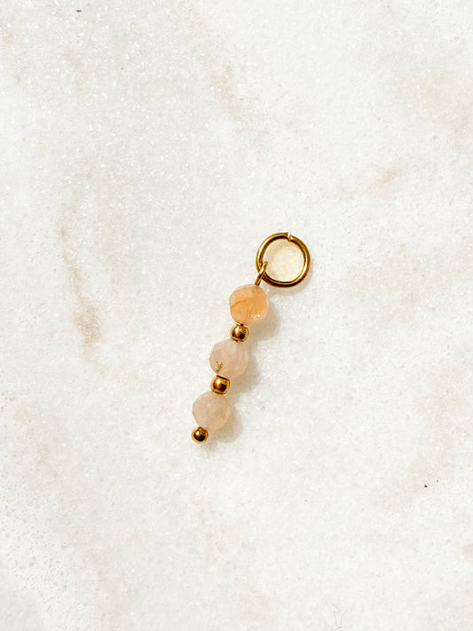 Topaz Bead Charm
