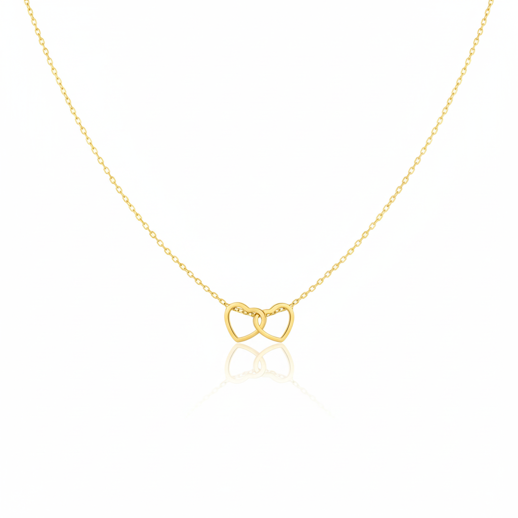 Linked Hearts Necklace