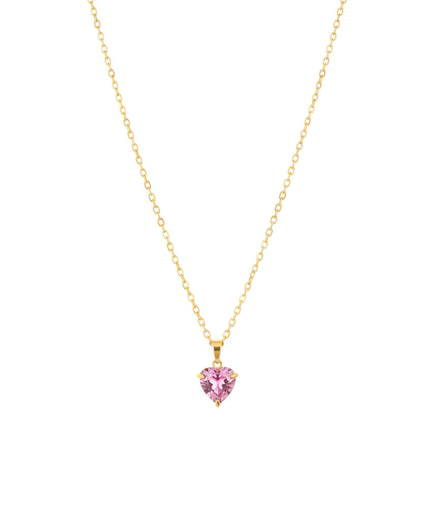 Blush Heart Necklace