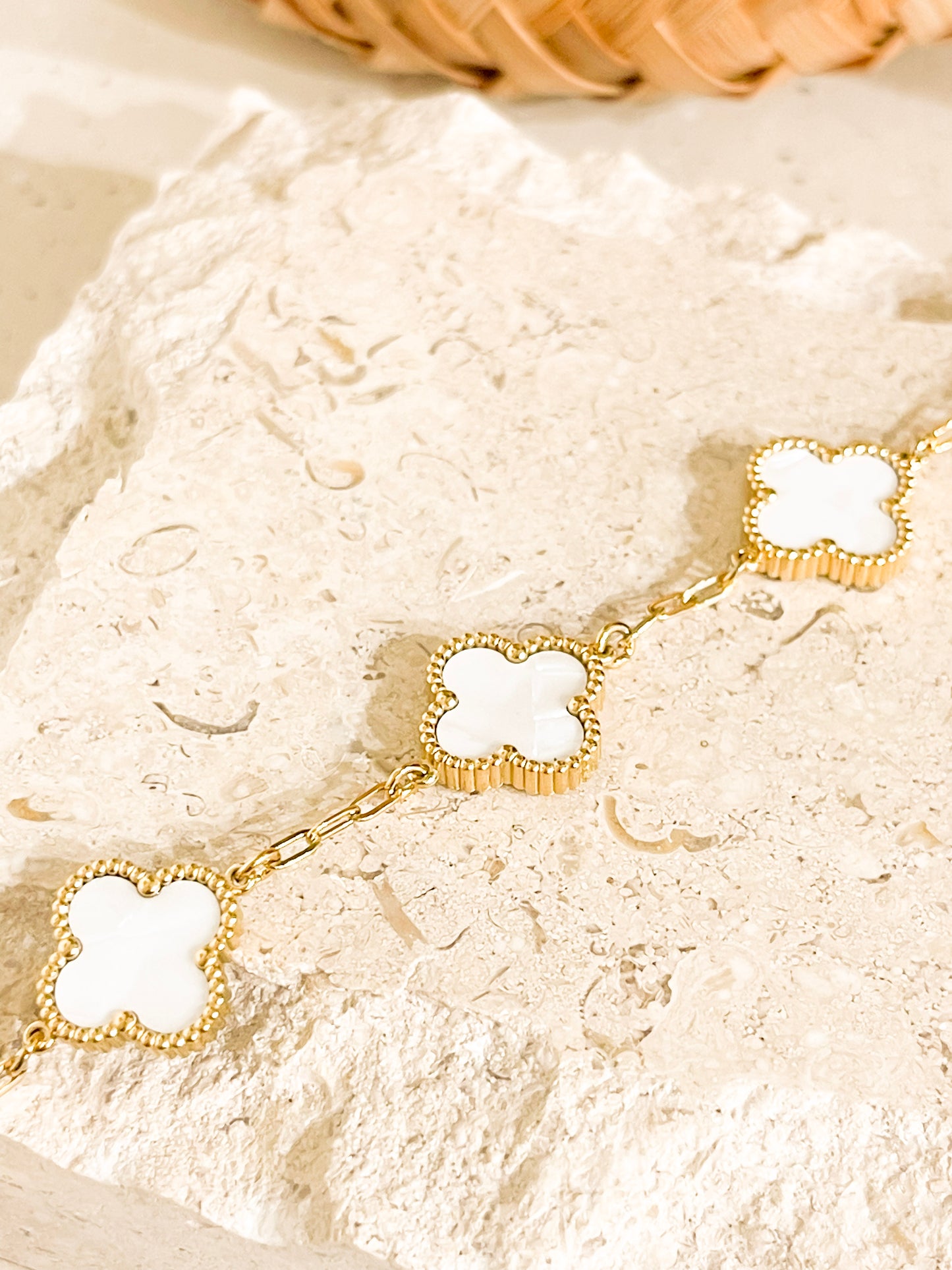 White Clover Bracelet