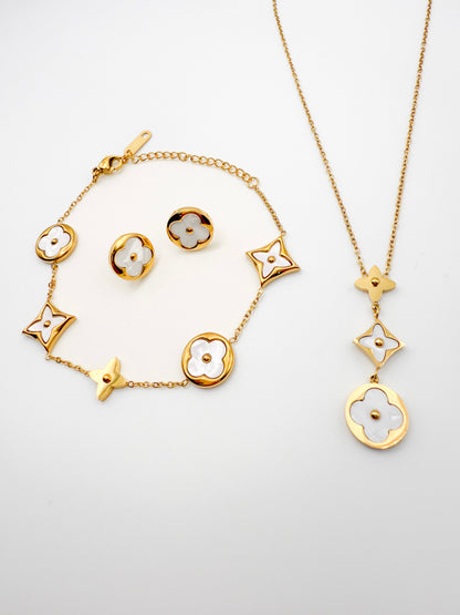 Petal & Star Stud Earrings