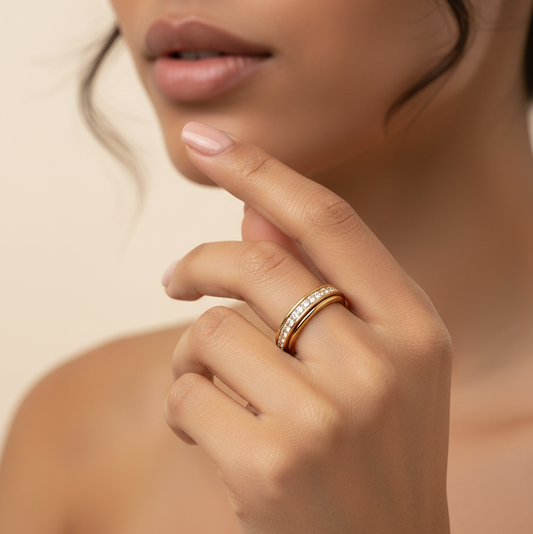 Eternal Sparkle Spinner Ring