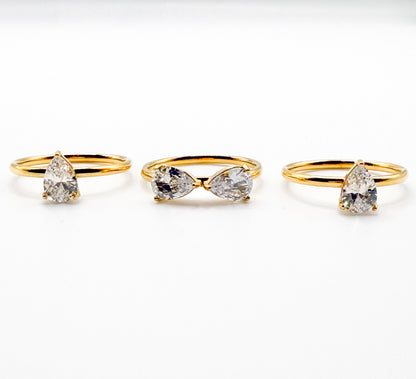 Bloom Trio Ring Set