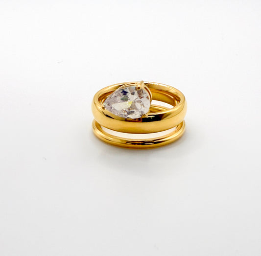 Lumière Double Band Ring