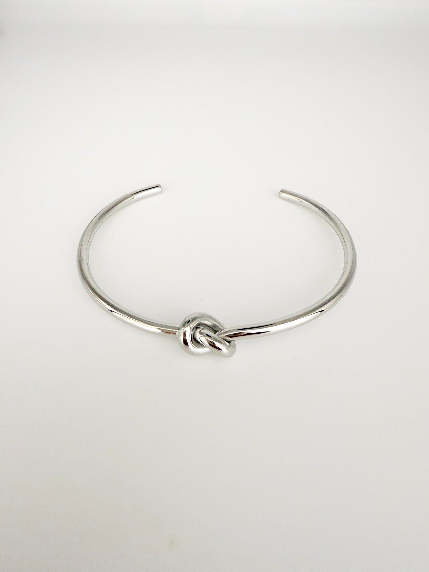 Silver Knot Cuff