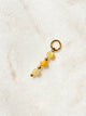 Yellow Shell Stone Charm