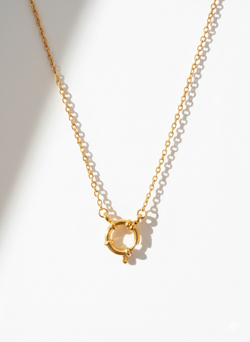 Zara Carabiner Necklace